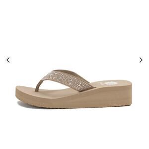 Yellow box - Africa Wedge Sandal NWT - Size 11